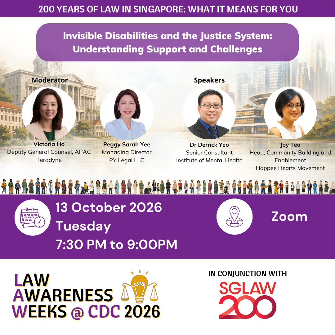 LAW@CDC 2026: Invisible Disabilities and the Justice System: Understanding Support and Challenges